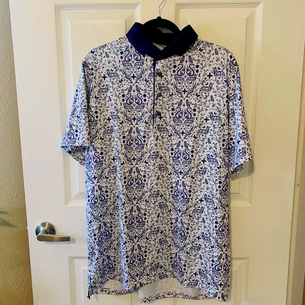 Greyson Men's Golf Polo Shirt Size L EUC